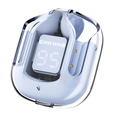 Po slušalkah Wireless TWS Bluetooth svetlo modra