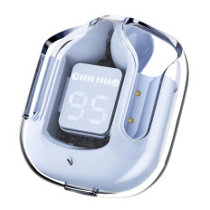Po slušalkah Wireless TWS Bluetooth svetlo modra