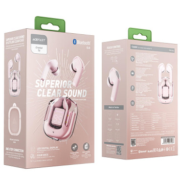 Folly Wireless Sluchátka TWS Bluetooth Pink