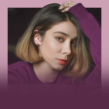 Brezžični brezžični slušalke TWS Bluetooth Pink