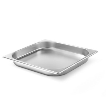 GN 2/3 recipiente 40 mm de aço inoxidável - Hendi 800218