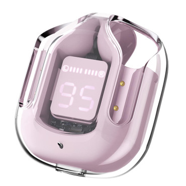 Folly Draadloze hoofdtelefoon TWS Bluetooth Pink