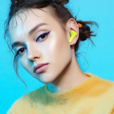Ľahké bezdrôtové slúchadlá TWS Bluetooth Green