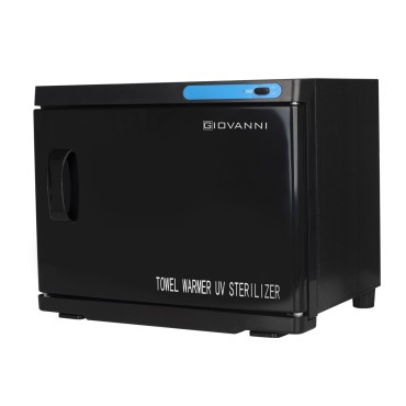 Handdukstork med UV-C 23l svart steriliserare ACTIVESHOP — framsida