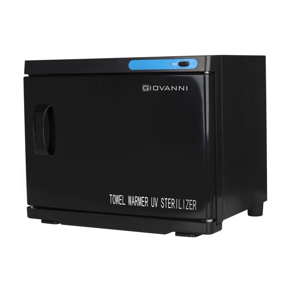 Aquecedor de Toalhas de Mão com Esterilizador UV-C 23l Preto — vista frontal