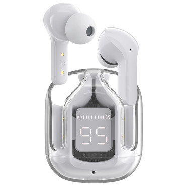 Ľahké bezdrôtové slúchadlá TWS Bluetooth Gray