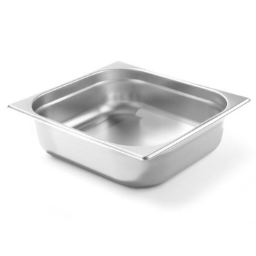 Conteneur GN 2/3 hauteur 100 mm en acier inoxydable - Hendi 800232