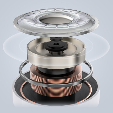 "Folly Wireless" ausinės "Tws" "Bluetooth" pilka