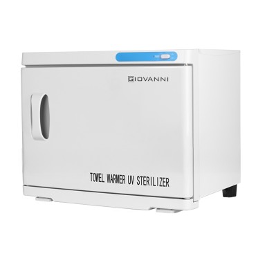 Pyyhekuivain UV-C-sterilointitoiminnolla 23 l valkoinen — etuosa