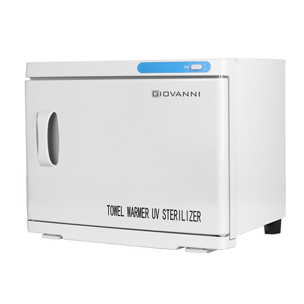 Handduksvärmare med UV-C 23L sterilisator vit — framsida