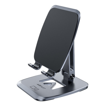 Suporte dobrável suporte de suporte em um telefone cinzento