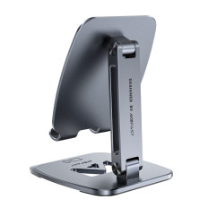 Faltbarer Standhalter stehen auf einem grauen Telefon
