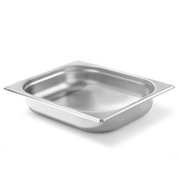 Conteneur GN 1/2 hauteur 65 mm en acier inoxydable - Hendi 800324
