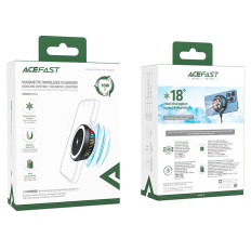 Carregador de indução sem fio com um sistema de refrigeração cinza escuro