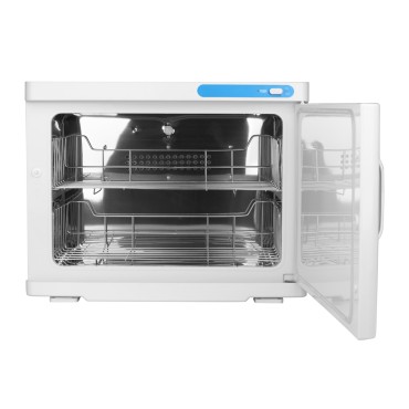 Chauffe-serviettes avec stérilisateur UV-C 23L blanc — vue de face