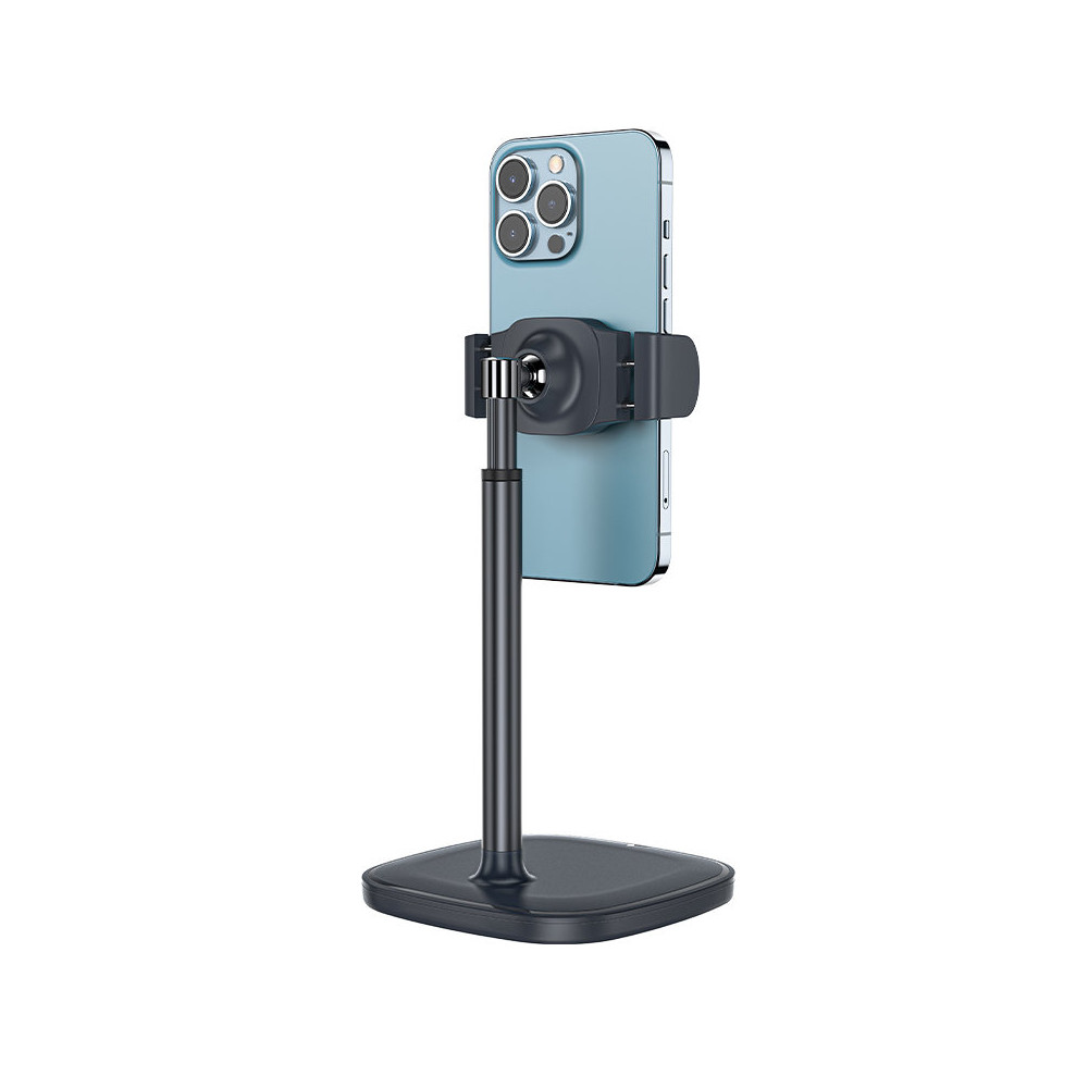 Soporte soporte manija telescópica para teléfono negro