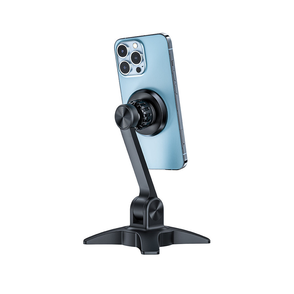 Stativ Stand Magnetiskt handtag för svart telefon