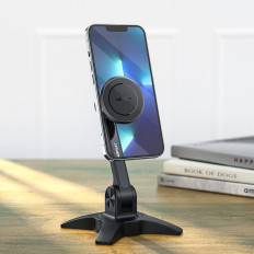 Stativ Stand Magnetiskt handtag för svart telefon