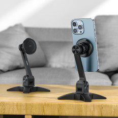 Stativ Stand Magnetiskt handtag för svart telefon