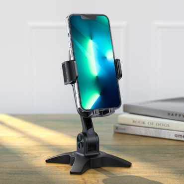 Stojalo Stand Gravitacijski ročaj za črni telefon