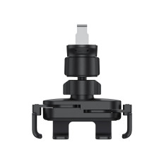 Gravitational car holder on a black-checkered telephone