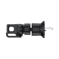 Gravitational car holder on a black-checkered telephone