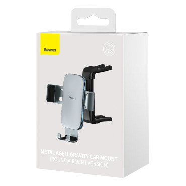 Gravitational Phone Holder voor Round Grilles Metal Elei II Dark Grey