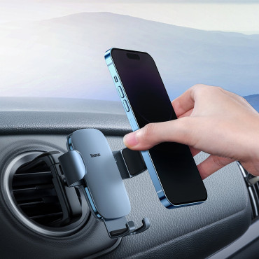 Gravitational Phone Holder voor Round Grilles Metal Elei II Dark Grey
