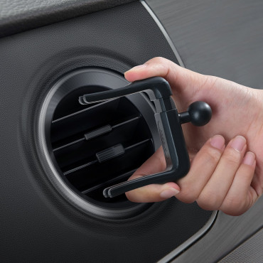 Gravitational Phone Holder voor Round Grilles Metal Elei II Dark Grey