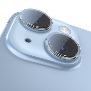Edzett üveg iPhone 14/14 plusz lencse átlátszó + tisztító készlet
