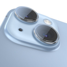 Gehard glas voor iPhone 14/14 plus lenzen Transparant + reinigingsset
