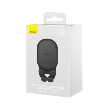 Držalo za avtomobile za prezračevanje Checkering Stabilne serije Black
