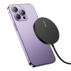 Pequeño cargador de inducción para Magsafe Simple Mini3 15W negro