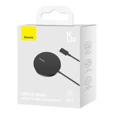 Loader de indução pequena para magsafe simples mini3 15w preto