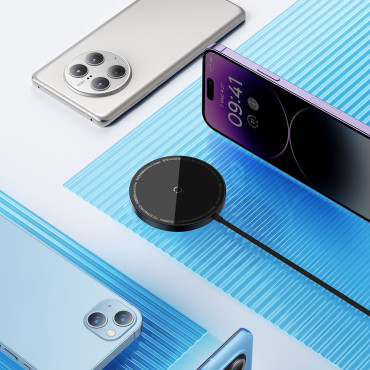 Små induksjonslaster for MagSafe Simple Mini3 15W Svart