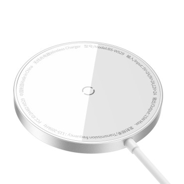 Majhen indukcijski nakladalec za Magsafe Simple Mini3 15W Silver
