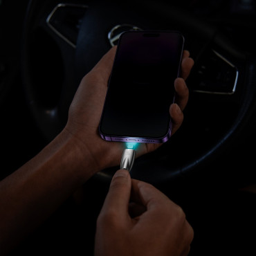 Kabel Hurtig opladning Ledning iPhone USB-C - LYSNING 480MB / S PD 20W 2M Sort