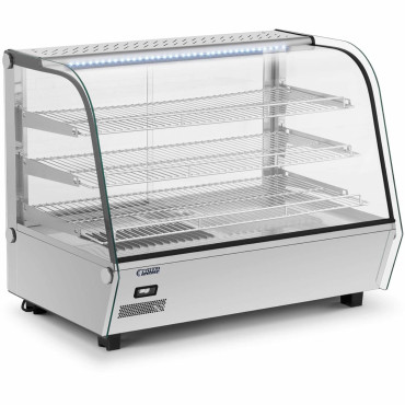Local de aquecimento. Aparelho para apresentação de pratos 3 prateleiras 1500 W 160 L