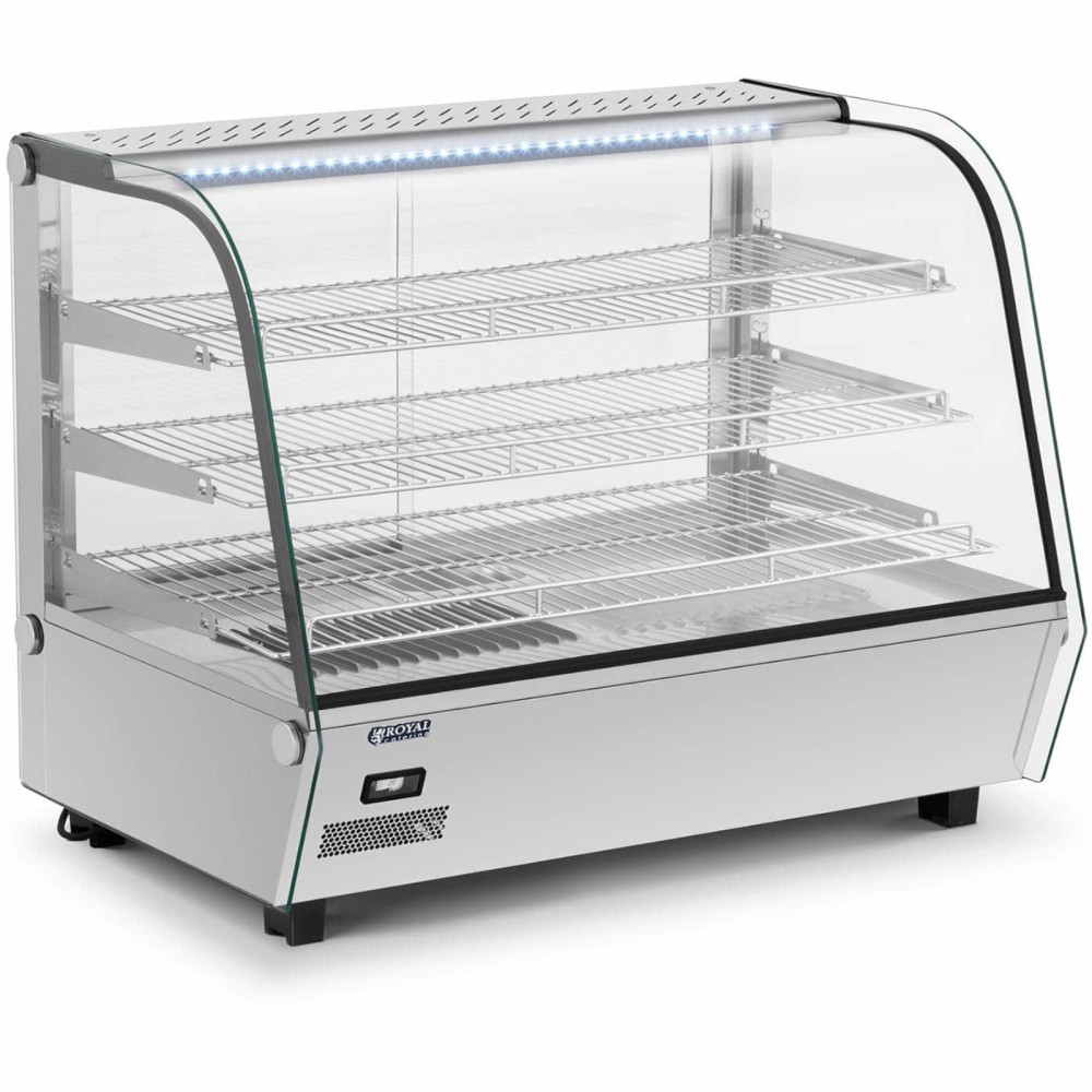 Local de aquecimento. Aparelho para apresentação de pratos 3 prateleiras 1500 W 160 L