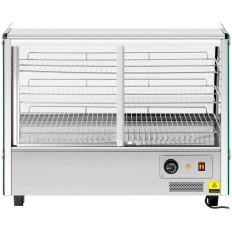 Local de aquecimento. Aparelho para apresentação de pratos 3 prateleiras 1500 W 160 L