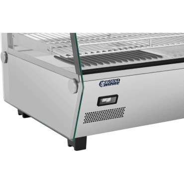 Local de aquecimento. Aparelho para apresentação de pratos 3 prateleiras 1500 W 160 L