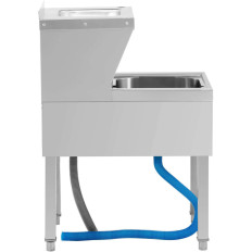 Évier à la vadrouille avec lavabo 61 x 50 x 84,5 cm