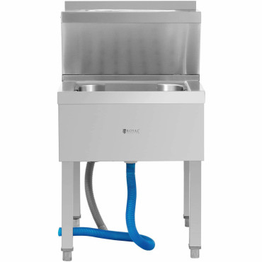 Gootsteen naar dweil met wastafel 61 x 50 x 84,5 cm