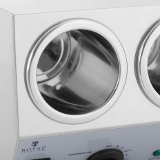 Dvigubos karštos padažai buteliai Dviviečiai 2 šildymo zonos 2x1 l