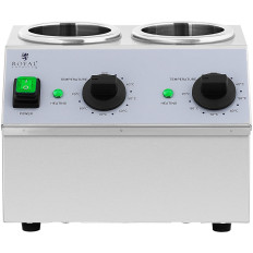 Dobbelt-hot saucer flasker Dobbelt 2 Opvarmningszoner 2x1 l