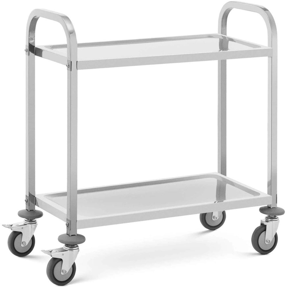 Gostinska natakarica za serviranje 2 Police 70 x 40 cm na 64 kg