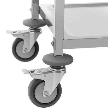 Garçonete de catering para servir 3 prateleiras 69 x 34 cm a 81 kg