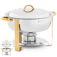 Calentador de vajillas redondo para pasta con la cubierta 4.5 l