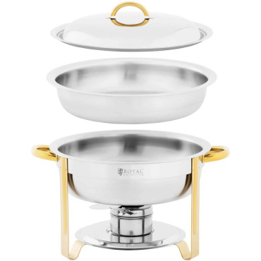 Aquecedor de mesa redondo para pasta com capa 4.5 L