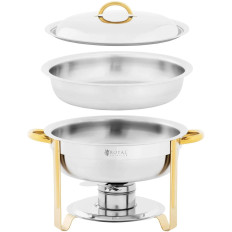 Aquecedor de mesa redondo para pasta com capa 4.5 L